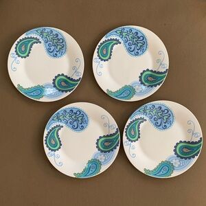 Royal Norfolk Blue Paisley 8” Salad Plates - set of 4.
Like new ⭐️